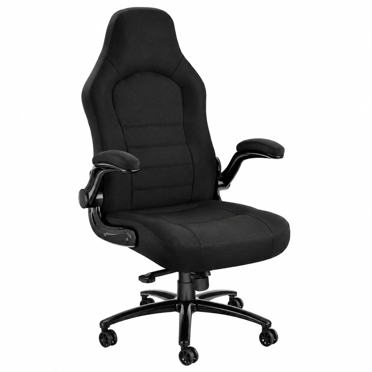 Bureau, pliable, pivotant, rembourré, coloris noir, pour l’espace de travail