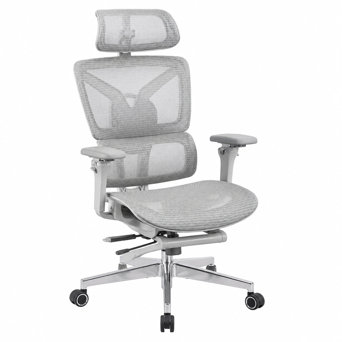 Bureau, réglable, coloris gris, pour l’espace de travail