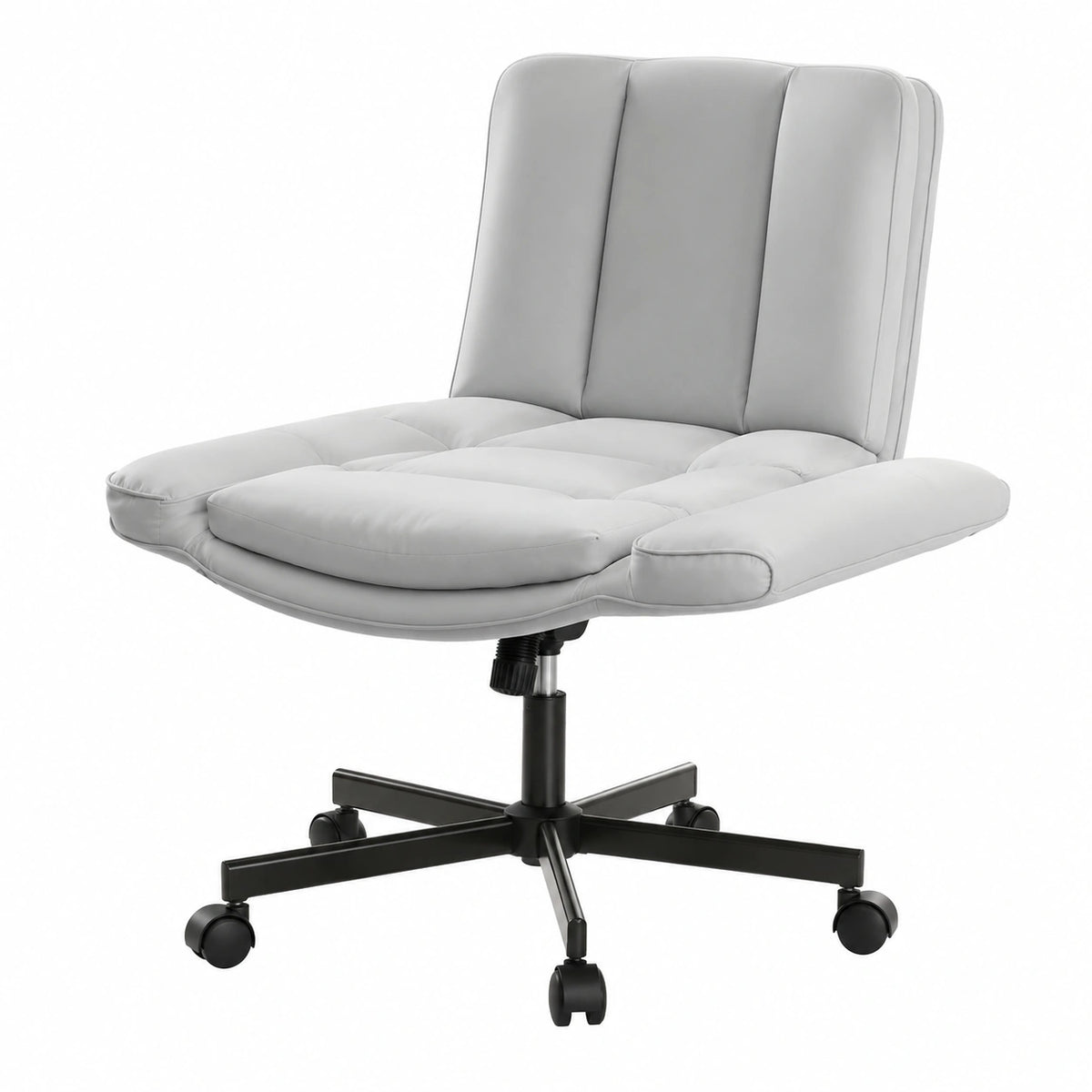 Bureau, en cuir, pivotant, réglable, coloris blanc, pour l’espace de travail
