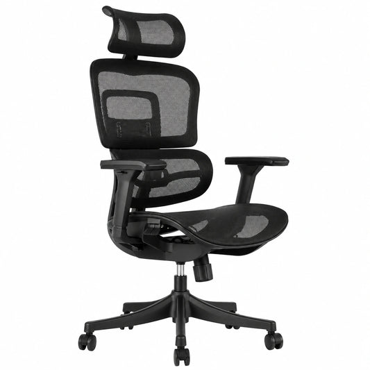 Bureau, réglable, coloris noir, pour l’espace de travail