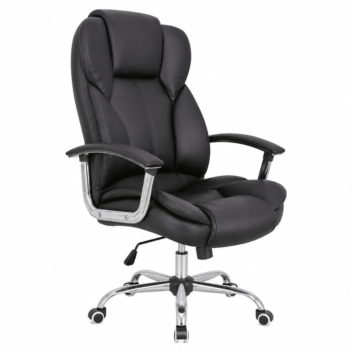 Bureau, réglable, rembourré, coloris noir, pour l’espace de travail