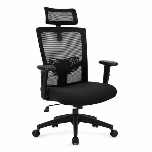 Bureau, pivotant, réglable, sur roulettes, coloris noir, pour l’espace de travail
