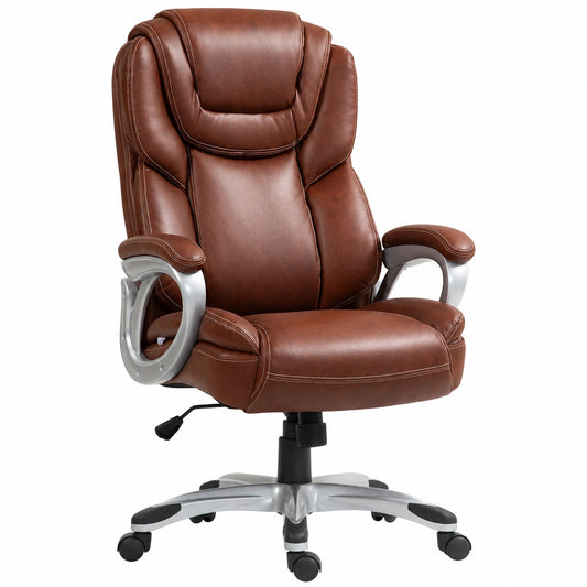 Bureau, pivotant, réglable, sur roulettes, coloris marron, pour l’espace de travail